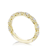 Marquise Shape Design Detail Wedding Band