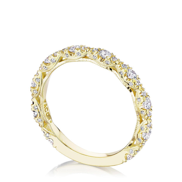 Marquise Shape Design Detail Wedding Band