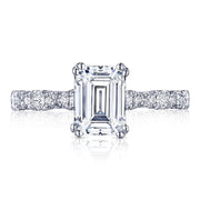 Emerald Solitaire Engagement Ring