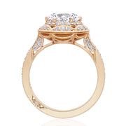 Round Bloom Engagement Ring