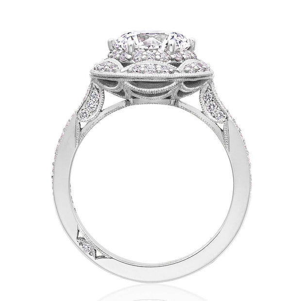 Round Bloom Engagement Ring