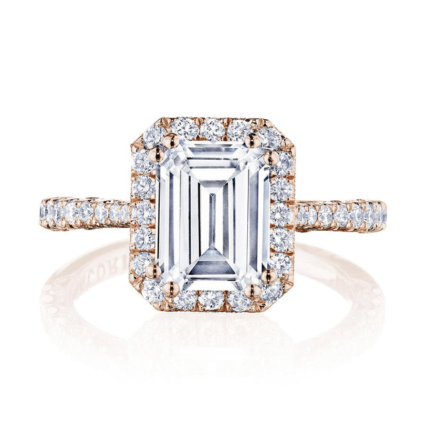 Emerald Bloom Engagement Ring