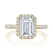 Emerald Bloom Engagement Ring