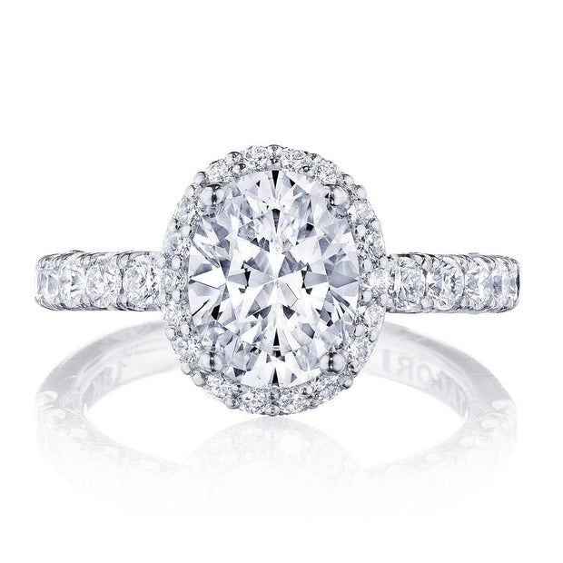 Oval Bloom Engagement Ring