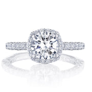 Round Bloom Engagement Ring