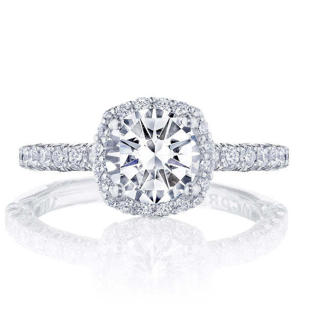 Round Bloom Engagement Ring