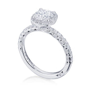Round Bloom Engagement Ring