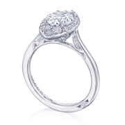 Round Bloom Engagement Ring