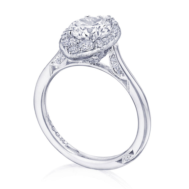 Round Bloom Engagement Ring