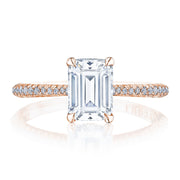 Emerald Solitaire Engagement Ring