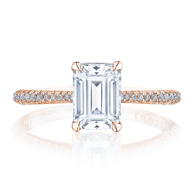 Emerald Solitaire Engagement Ring