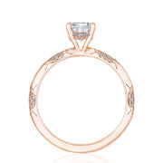 Emerald Solitaire Engagement Ring