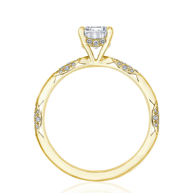 Emerald Solitaire Engagement Ring
