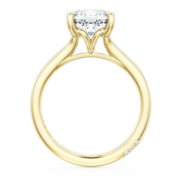 Cushion Solitaire Engagement Ring