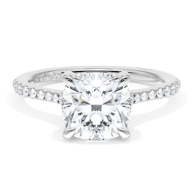 Cushion Solitaire Engagement Ring