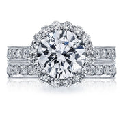 Round Bloom Engagement Ring