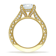 Emerald Solitaire Engagement Ring