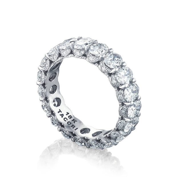 Oval Cut Diamond Eternity Band