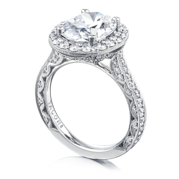 Oval Bloom Engagement Ring