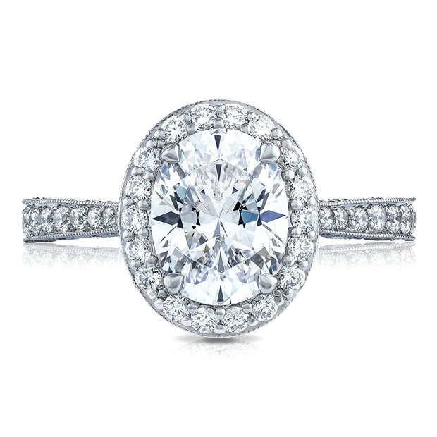 Oval Bloom Engagement Ring