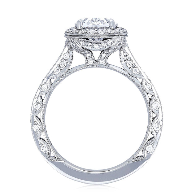 Oval Bloom Engagement Ring