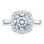 Round Bloom Engagement Ring