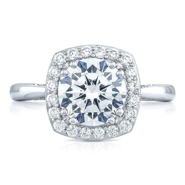 Round Bloom Engagement Ring