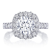 Round Bloom Engagement Ring
