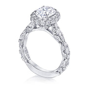 Oval Bloom Engagement Ring