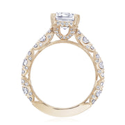 Emerald Solitaire Engagement Ring