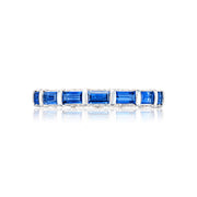 Baguette Sapphire Eternity Band