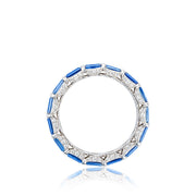 Baguette Sapphire Eternity Band