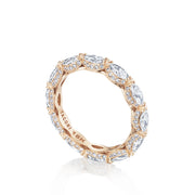Marquise Cut Diamond Eternity Band