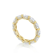Marquise Cut Diamond Eternity Band