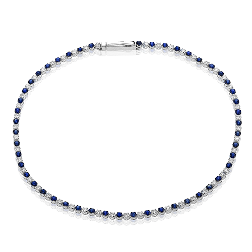 Bracelet Gent en or 14 carats avec diamants