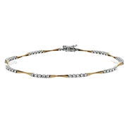 Bracelet in 18k Gold with Diamonds