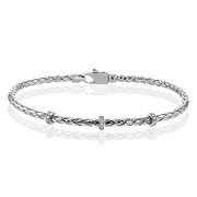 Bangle in 18k Gold with Diamonds