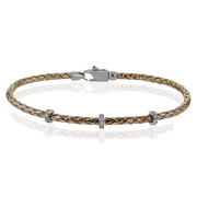 Bangle in 18k Gold with Diamonds