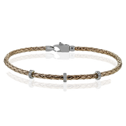 Bangle in 18k Gold with Diamonds