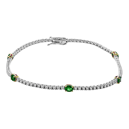 Color Bracelet in 18k Gold with Diamonds