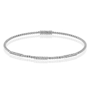 Bangle in 18k Gold with Diamonds