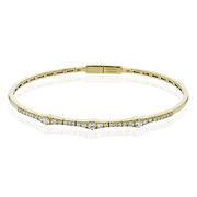 Bangle in 18k Gold with Diamonds