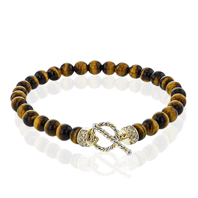 Gent Bracelet in 14k Gold with Diamonds