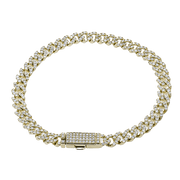 Bracelet in 14k Gold with Diamonds