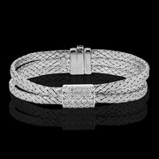 Bangle in 18k Gold with Diamonds