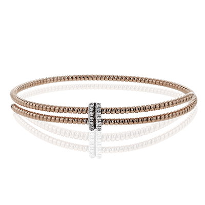 Bangle in 18k Gold with Diamonds