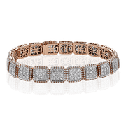 Bracelet in 18k Gold with Diamonds
