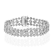 Bracelet in 18k Gold with Diamonds
