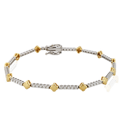 Bracelet in 18k Gold with Diamonds