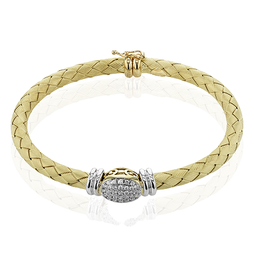 Bangle in 18k Gold with Diamonds